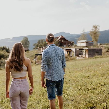 Wiesenquartier I Chalet I Adults Only Langenwang Bagian luar foto