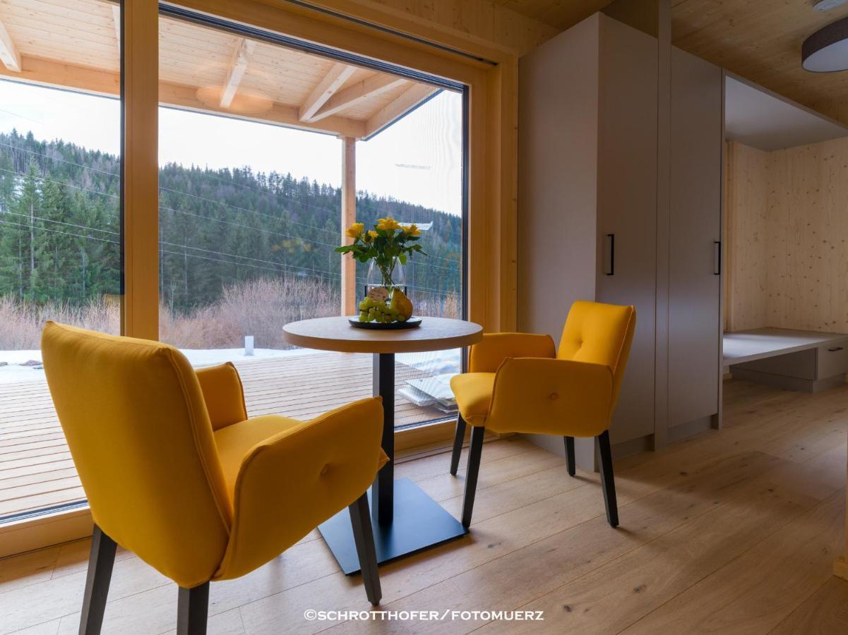 Wiesenquartier I Chalet I Adults Only Langenwang Bagian luar foto