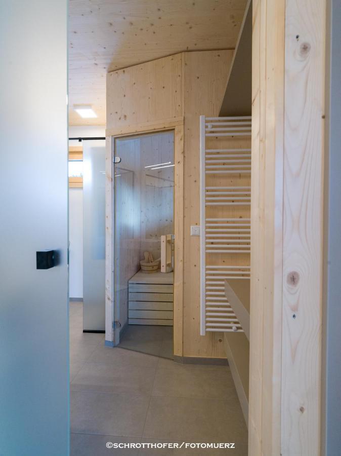 Wiesenquartier I Chalet I Adults Only Langenwang Bagian luar foto