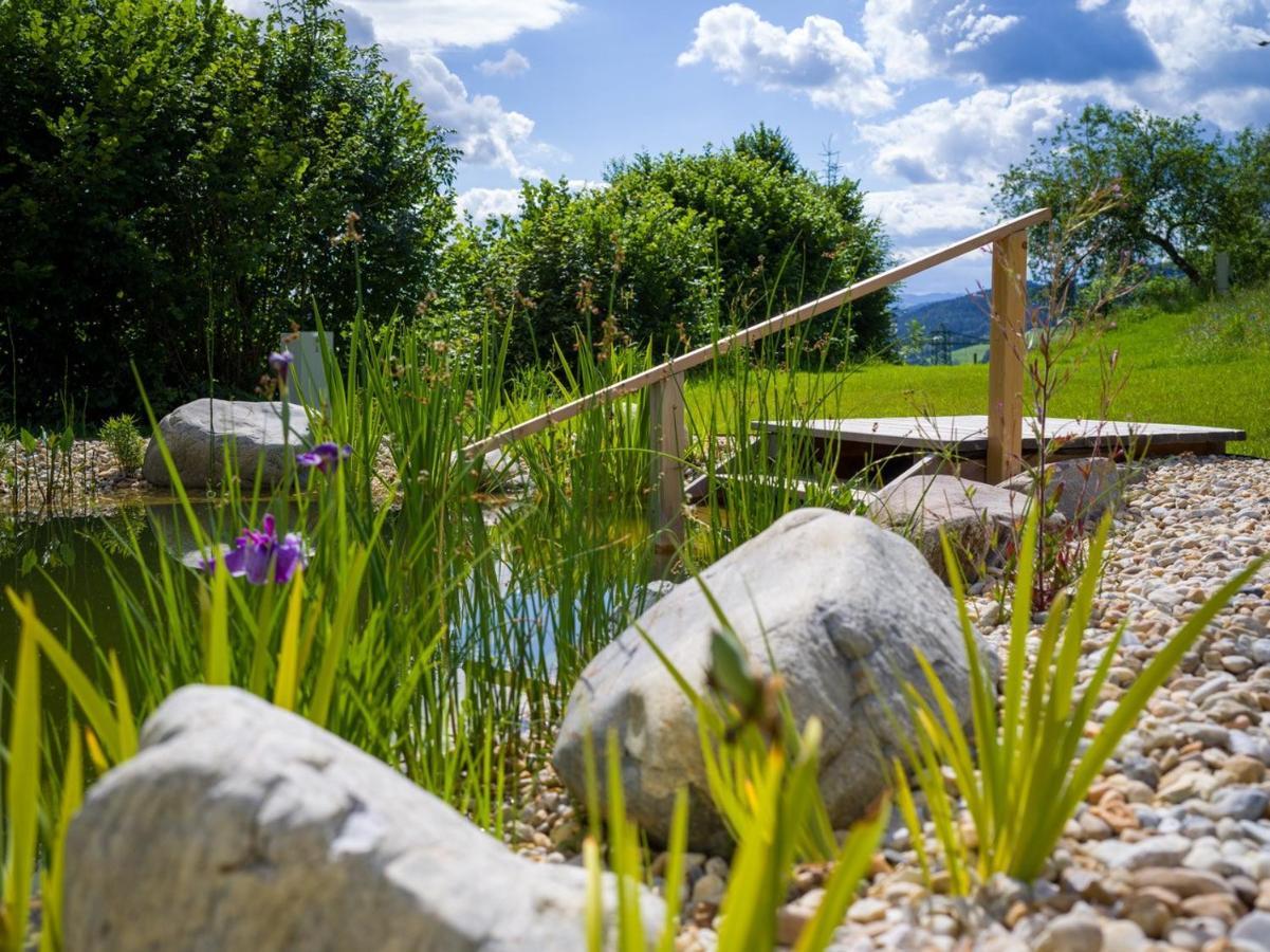 Wiesenquartier I Chalet I Adults Only Langenwang Bagian luar foto