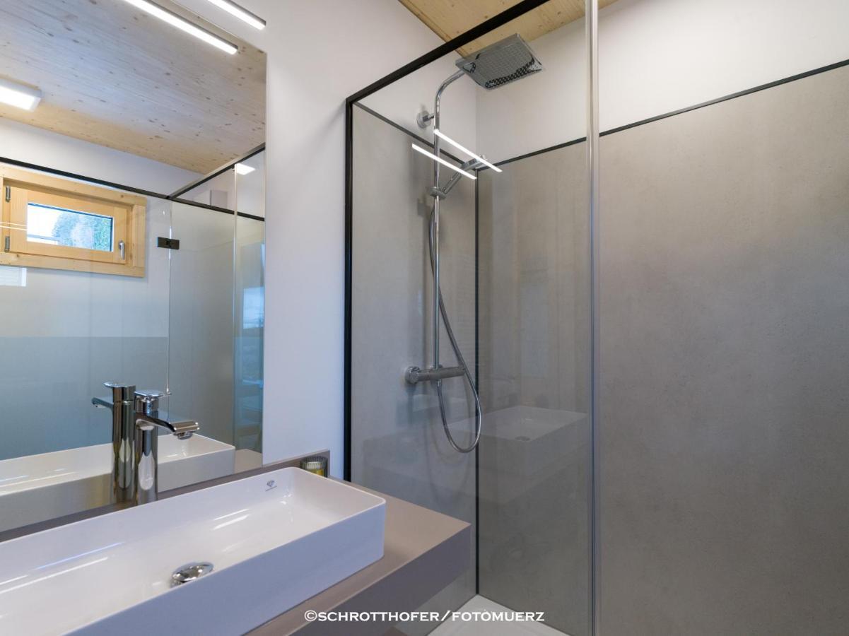 Wiesenquartier I Chalet I Adults Only Langenwang Bagian luar foto