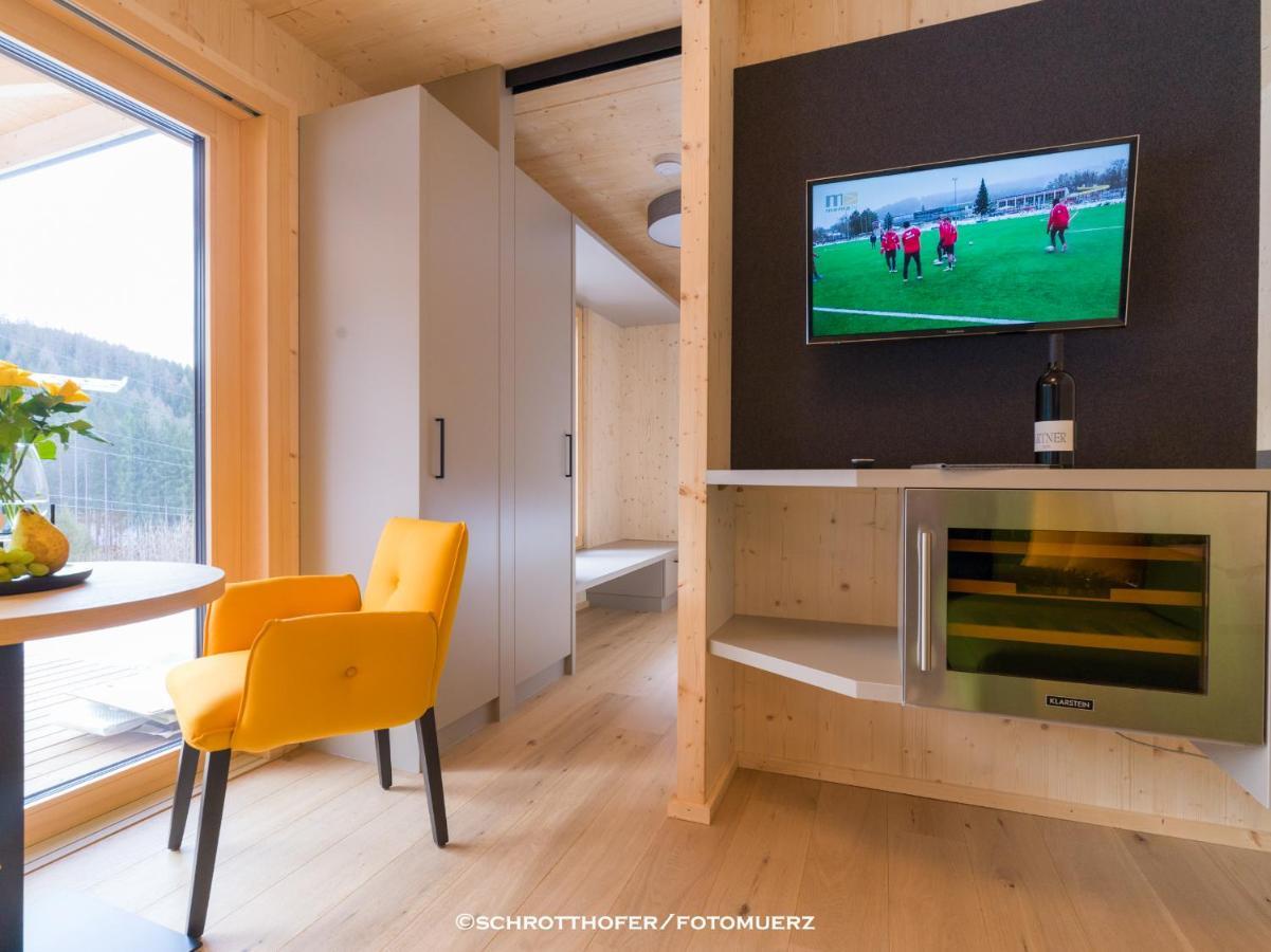 Wiesenquartier I Chalet I Adults Only Langenwang Bagian luar foto