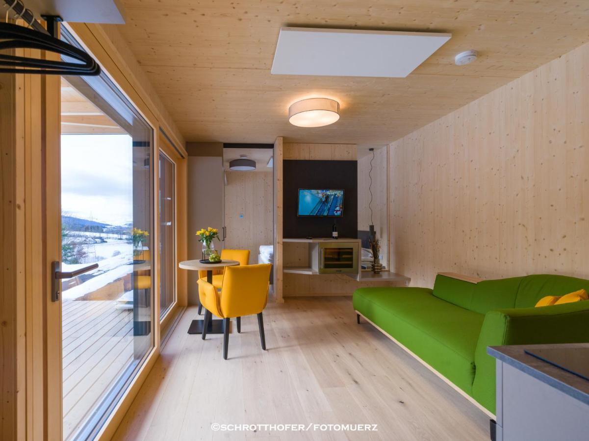 Wiesenquartier I Chalet I Adults Only Langenwang Bagian luar foto